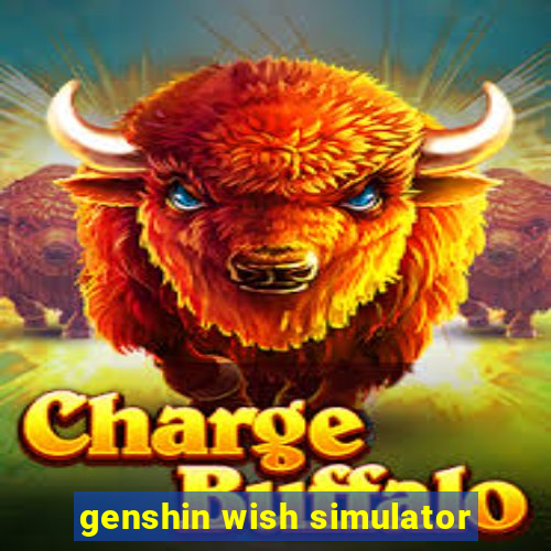 genshin wish simulator